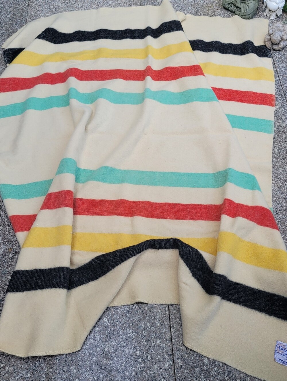 Vintage Polar Star collectible wool blanket
